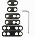 MOROSO 72166 Spark Plug Wire Loom Kit, 8.65 mm Diameter, Black Plastic, Clamp Style