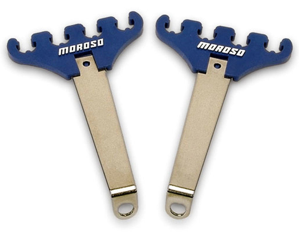 MOROSO 72180 Spark Plug Wire Loom Kit with Four Blue Clip Style Covers and Valve Cover Mounts
