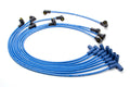 MOROSO 72510 Blue Max Ignition Wire Set for Small Block Chevy, 8mm Spiral Core, Blue with 90 Degree Plug Boots, Socket Style