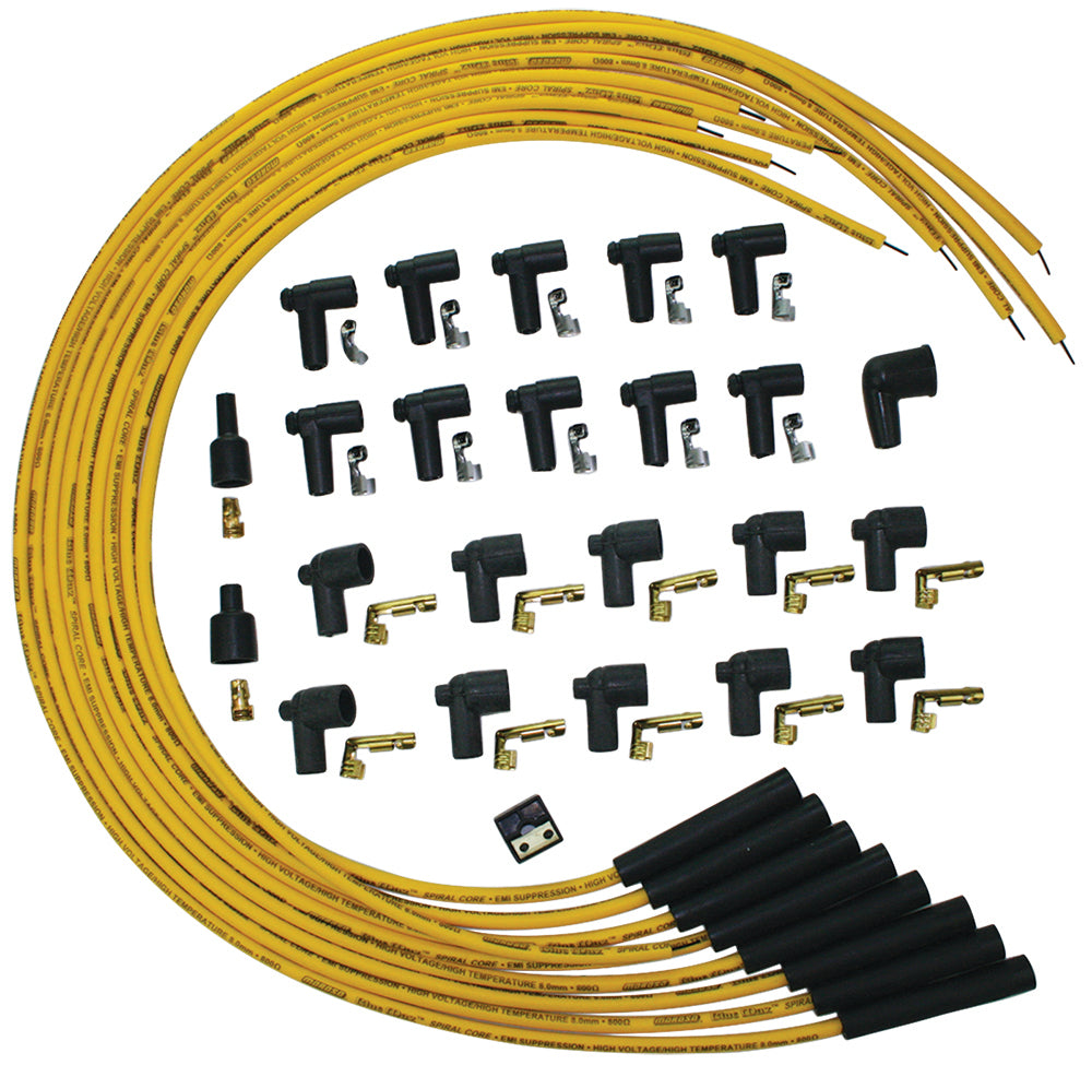MOROSO 73216 Blue Max Ignition Wire Set with Spiral Core and 8mm Diameter