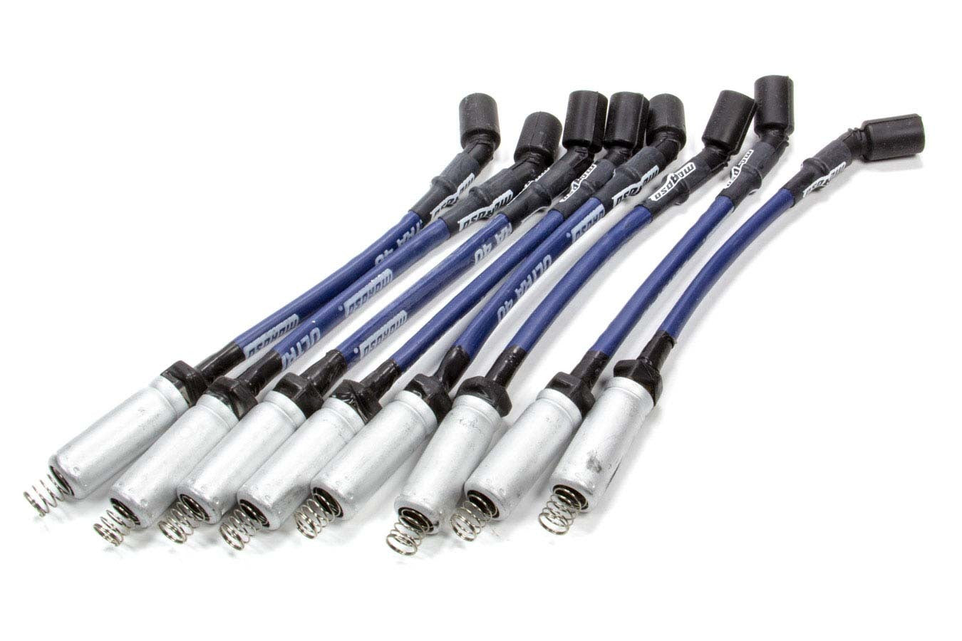 MOROSO 73536 Ultra 40 Spark Plug Wire Set for GM LS-Series Engines, 7 mm Spiral Core, Blue Sleeved with Factory Style Boots and Terminals