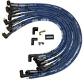 MOROSO 73600 Ultra 40 Spark Plug Wire Set with Spiral Core and Blue Sleeving for Small Block Chevy
