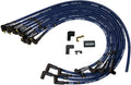 MOROSO 73605 Ultra 40 Spark Plug Wire Set with Spiral Core and Blue Sleeving for Small Block Chevy
