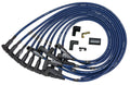 MOROSO Ultra 40 Plug Wire Set BBC HEI 8.65 mm Spiral Core Blue with 90 Degree Plug Boots