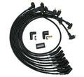 MOROSO 73719 Ultra 40 Spark Plug Wire Set for Small Block Ford, 8.65mm Spiral Core, Black, 135 Degree Plug Boots, Socket Style Terminals