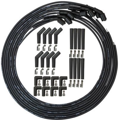 MOROSO 73748 Ultra 350 LS/LT Spark Plug Wire Set 8mm Black