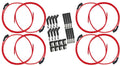 MOROSO Ultra 350 Spark Plug Wire Set for GM LS and LT Series, 8 mm, Red Spiral Core
