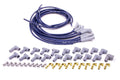MOROSO Ultra 40 Spark Plug Wire Set with Spiral Core, 8.65 mm, Blue, 135 Degree Plug Boots, HEI / Socket Style, Cut-To-Fit for V8 Engines