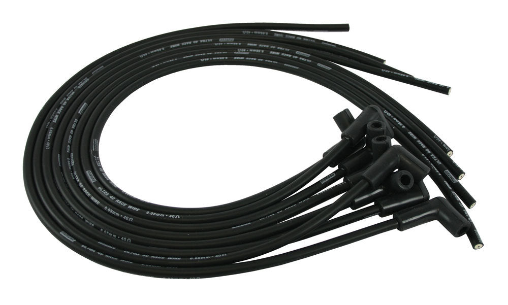 Moroso Ultra 40 Spark Plug Wire Set with Spiral Core and 8.65mm Diameter