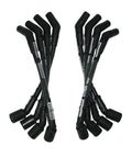 MOROSO Ultra 40 Spark Plug Wire Set for GM LS Series, 12 Inch Length, Spiral Core, 7 mm, Black with 135-Degree Plug Boots