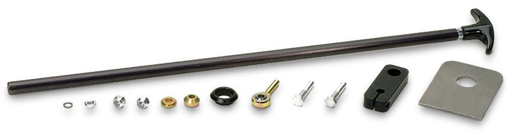 MOROSO 74105 Push/Pull Battery Disconnect Linkage with 18-Inch T-Handle Rod and Aluminum Black Anodized Finish