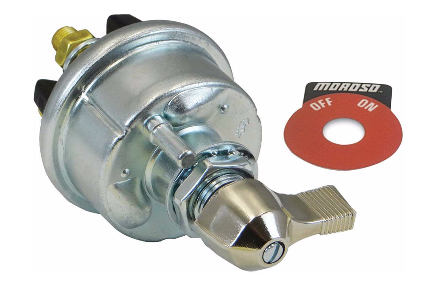 MOROSO 74108 Battery and Alternator Disconnect Switch with Rotary Panel Mount, 125 Amp, 6-36V