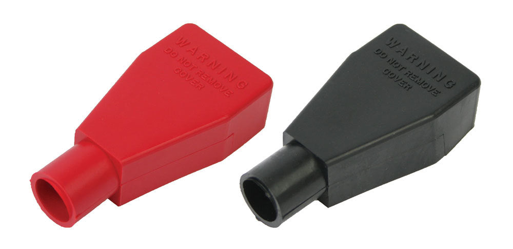 MOROSO Battery Terminal Boot Kit for Top Post Batteries, Black and Red