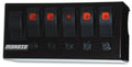MOROSO 74190 Rocker Switch Panel with Circuit Breaker and Indicator Lights for Off-Road Vehicles