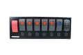 MOROSO Switch Panel Rocker LED with USB and Breaker, 10.125 x 3.5 Inches, Roll Bar Mount