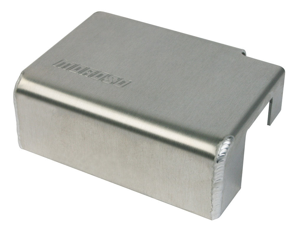 MOROSO Fuse Box Cover for 1998-2004 Ford Mustang, Aluminum, 0.100 Inch Thickness, TIG Welded