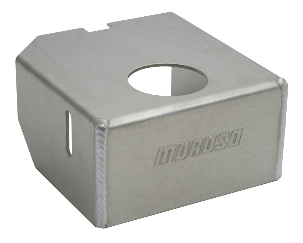 MOROSO Brake Reservoir Cover for 2010-2013 Chevrolet Camaro SS, Aluminum, 0.100-Inch Thickness