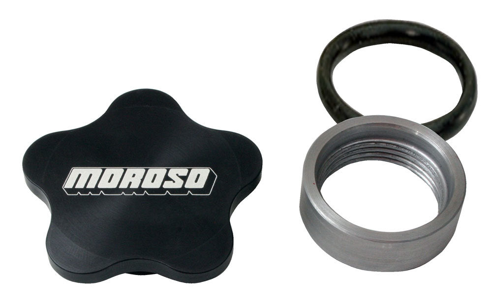 MOROSO 85283 Filler Cap Kit for 1-3/8 Inch Threaded Openings with Aluminum Bung and O-Ring