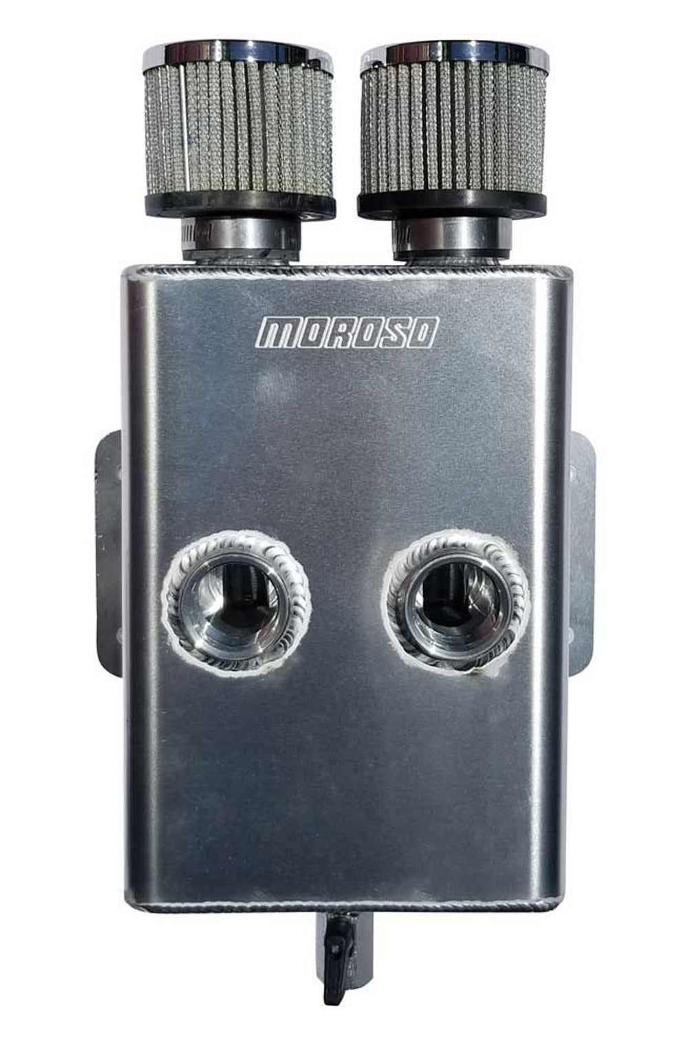 MOROSO 85391 Breather Tank with Dual 16 AN Female Inlets and Ball Valve Drain