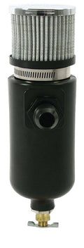 MOROSO 85402 Breather Tank 1 Quart with 10AN Fitting, Black Poly Material, Bolt-On Design