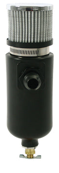 MOROSO 85406 1 Quart Breather Tank with 6AN Inlet Black Polyethylene
