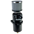 MOROSO 85411 Breather Tank with 10AN Male Inlet, 3 Inch Diameter, Aluminum, Black Anodized Finish