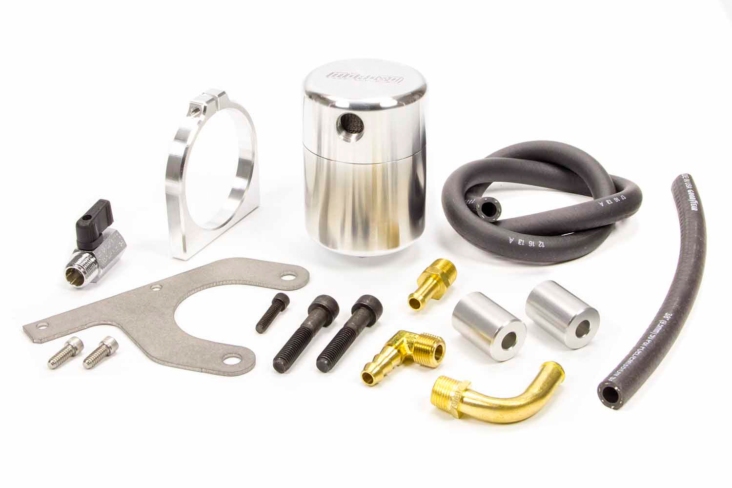 MOROSO 85516 Air-Oil Separator Kit for Chevrolet Corvette 1997-2004, 2.875 Inch Diameter, Aluminum Polished Finish