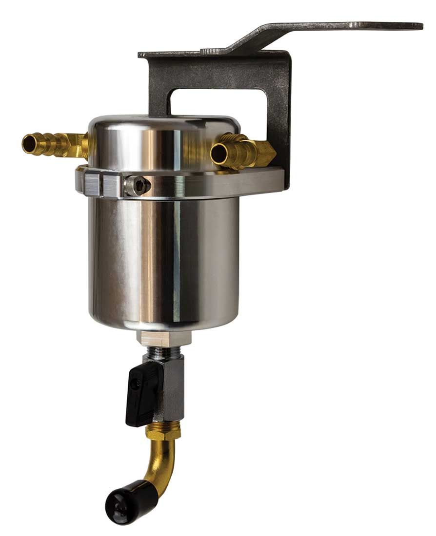 MOROSO 85529 Air-Oil Separator Catch Can for GM LS-Series and Fullsize Trucks 2014-2019
