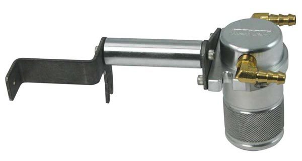MOROSO 85652 Air/Oil Separator Tank for 2012-2015 Chevrolet Camaro, Aluminum, 2.125 Inch Diameter