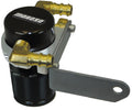 MOROSO 85697 Air/Oil Separator for Dodge Challenger with Shaker Hood, 2.125 Inch Diameter, Aluminum, Black Anodized Finish