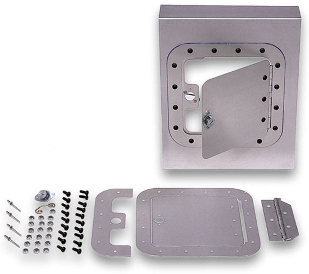 MOROSO 85700 Fuel Access Door with 6-Inch Square Opening and Aluminum Construction