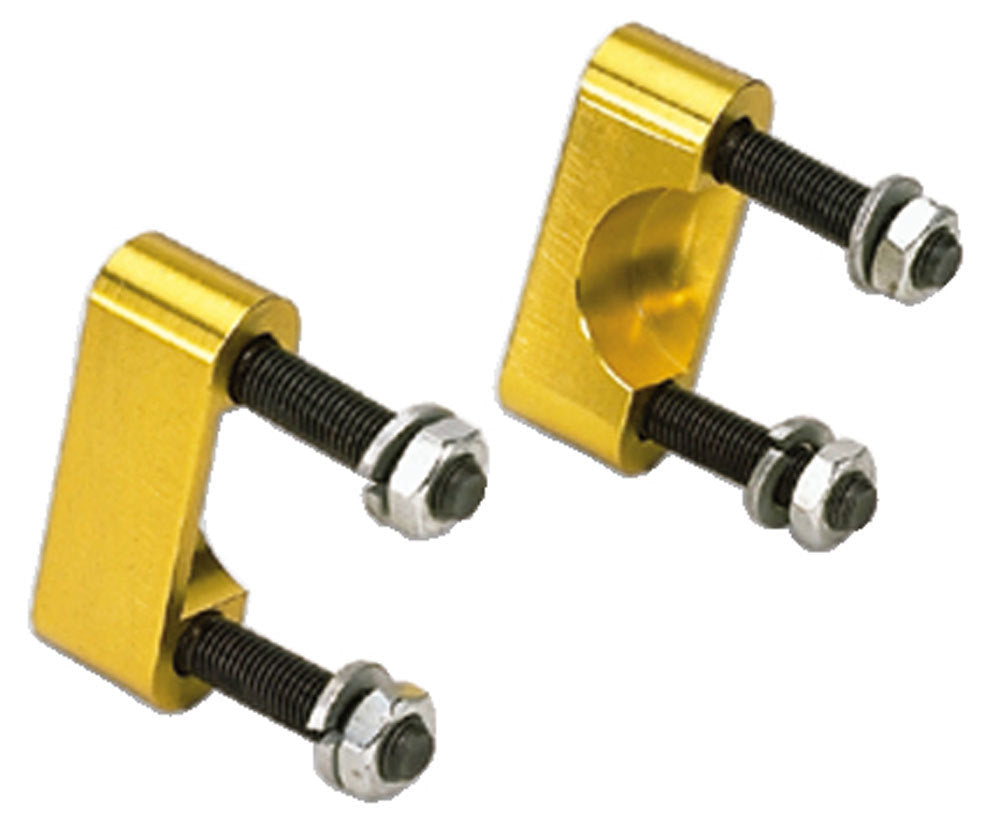 MOROSO U-Joint Girdles for GM 10-Bolt and Dana 60 Axles, Aluminum, Gold Anodized, Kit with 1.415 Inch Bolt Centers and 1-1/16 Inch Caps