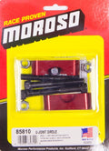 MOROSO U-Joint Girdles for 12-Bolt GM Rear End, Aluminum Red Anodized, 1.595 Inch Bolt Centers, 1-1/16 Inch Cap Diameter