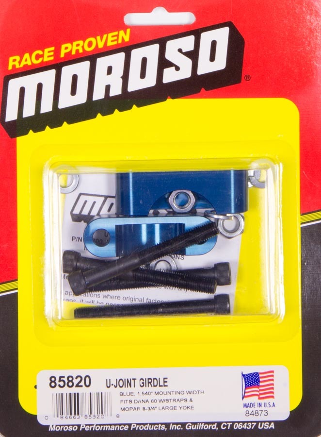 MOROSO U-Joint Girdles 85820 Aluminum Dark Blue Anodized for Dana 60 Axles