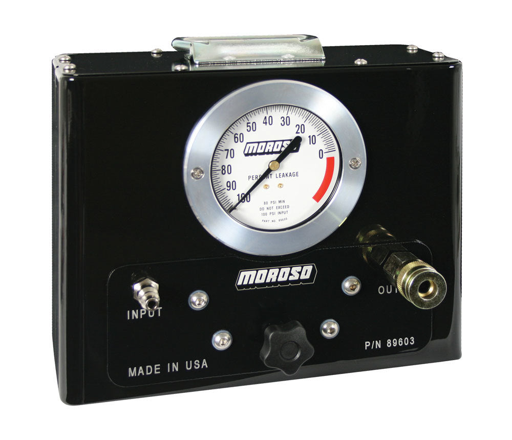 MOROSO 89603 Cylinder Leak Down Tester Mechanical Analog with 3 ft Hose Kit