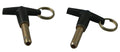 MOROSO Quick Release Pins Pair 3/8 Inch Diameter, 1 Inch Length, T-Handled