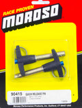 MOROSO Quick Release Pins Pair 3/8 Inch Diameter 1-1/2 Inch Length T-Handle