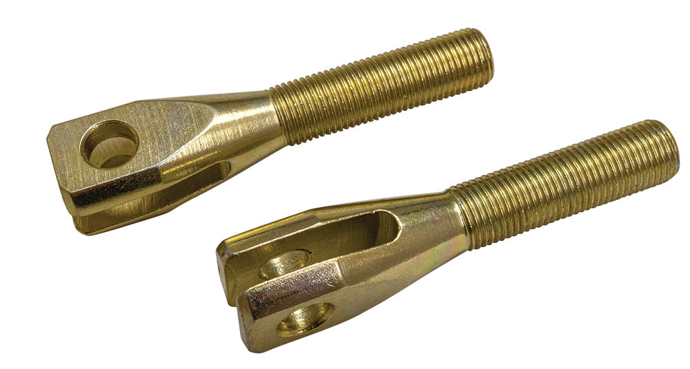MOROSO 90770 Clevis End with 5/16 Inch Bore and 1/4 Inch Slot, Chromoly with Cadmium Finish, Pair