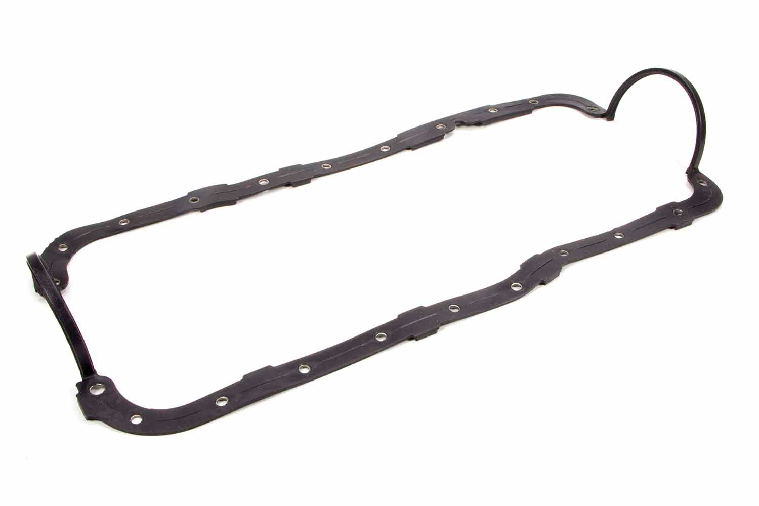 MOROSO 93162 Oil Pan Gasket for Ford 351W Late Style, 1-Piece Rubber Seal with Smooth Rail Design