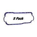 MOROSO SBF 351W Oil Pan Gasket Set with Steel Core Rubber, 0.188 Inch Thickness, 1-Piece Design (Set of 5)