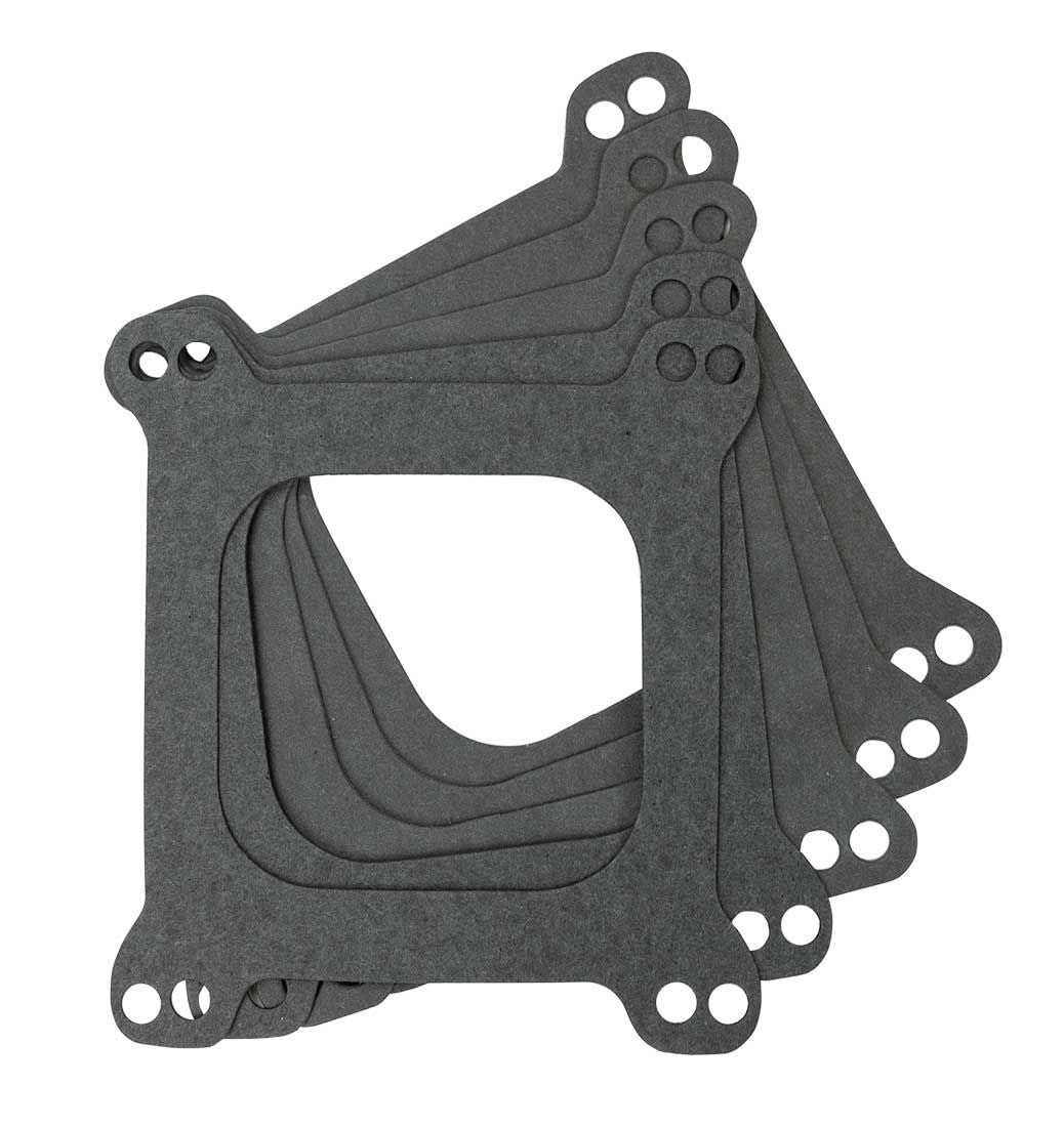 MOROSO Carburetor Base Plate Gasket Set for 4150 Series, Square Bore, Open Hole, 0.063 Inch Thickness