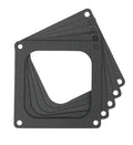 MOROSO Carburetor Base Plate Gasket Set for 4500 Series Open Hole Square Bore Carbs, 0.063 Inch Thickness, Pack of 5
