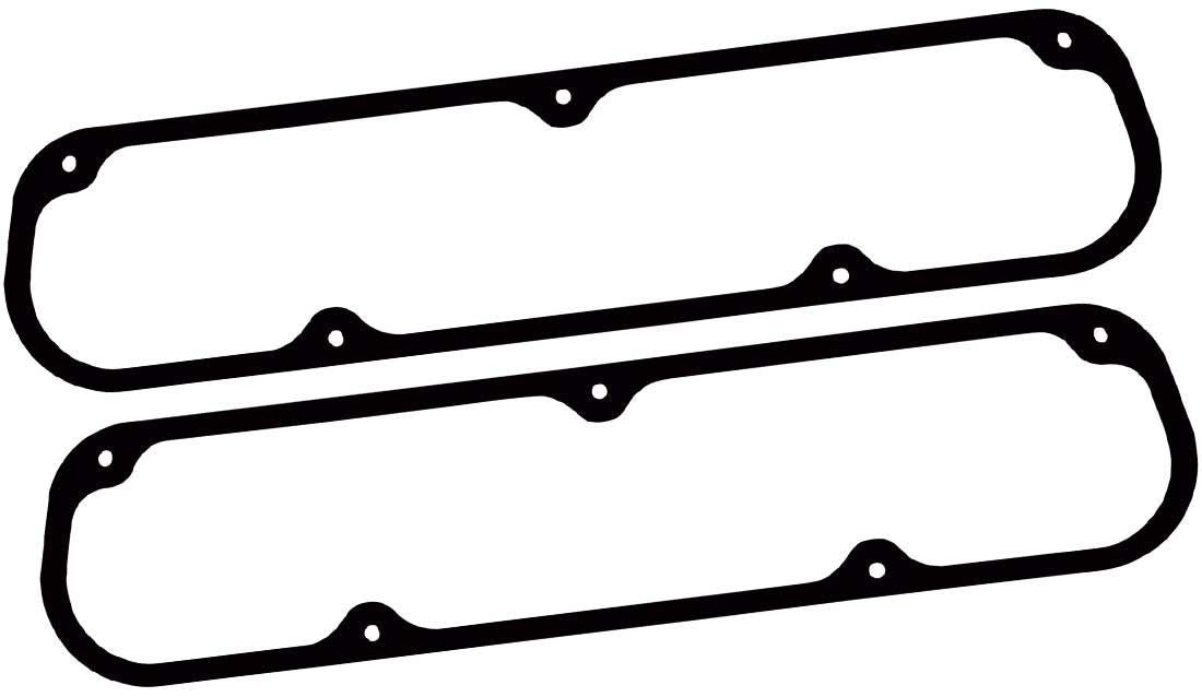 MOROSO Valve Cover Gasket Set for Small Block Mopar with Steel Core Rubber, 0.188 Inch Thickness, Perimeter Bolt Design