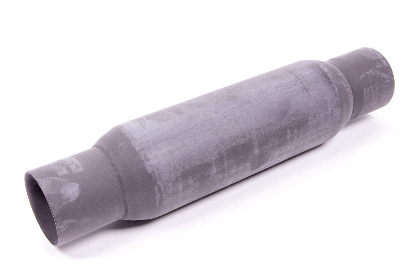 MOROSO 94051 Spiral Flow Racing Muffler with 3 Inch Inlet and Outlet, 12 Inch Body Length, Steel with Black Paint Finish