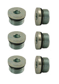 MOROSO 97005 Drain Plug with O-Ring, 3/4-16 Thread, Steel, Zinc Oxide Finish, Set of 6