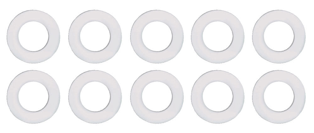 MOROSO 97011 Nylon Drain Plug Washers Set of 10, 0.5 Inch ID, 0.875 Inch OD, 0.06 Inch Thickness