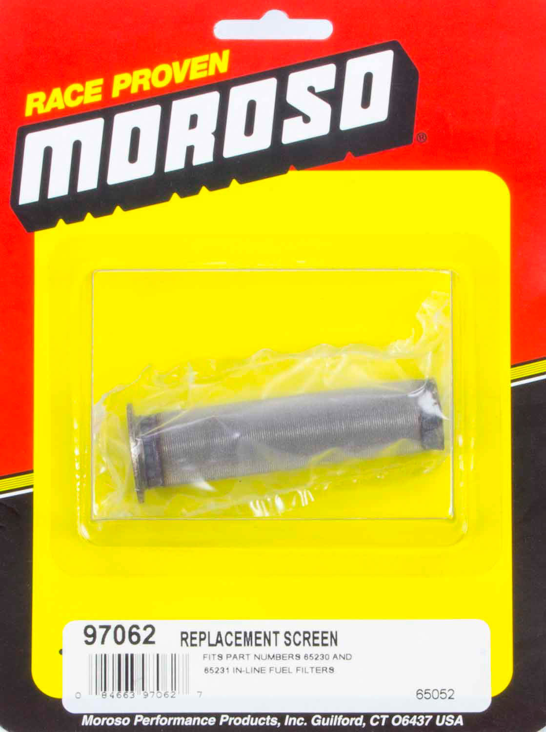 MOROSO 97062 Fuel Filter Element 40 Micron Stainless Steel In-Line Filter