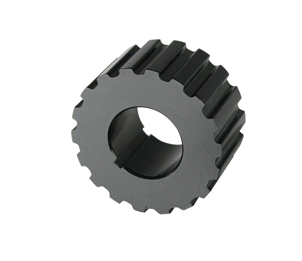 MOROSO 97171 18 Tooth Gilmer Drive Crank Pulley with 1 Inch Wide Aluminum Construction