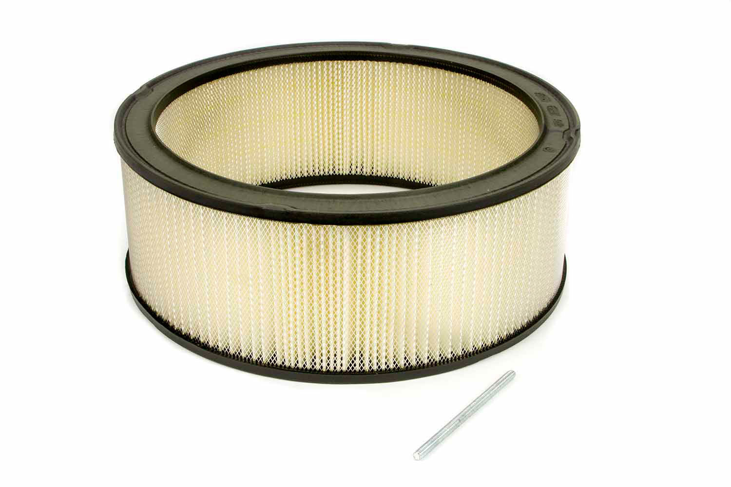 MOROSO 97330 14-Inch Diameter Round Air Filter Element with Wire Mesh and Paper Media
