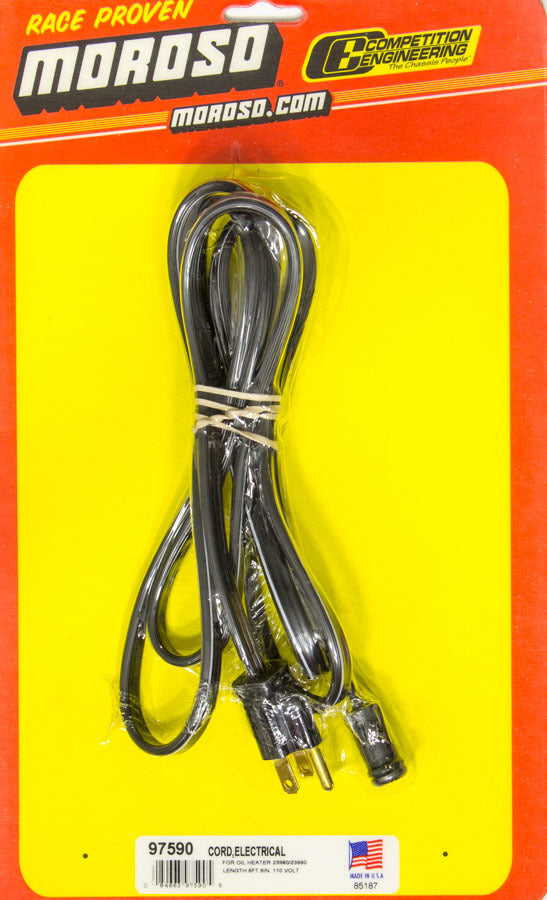 MOROSO Replacement Electric Cord for Interior Oil Heater Part Number 97590